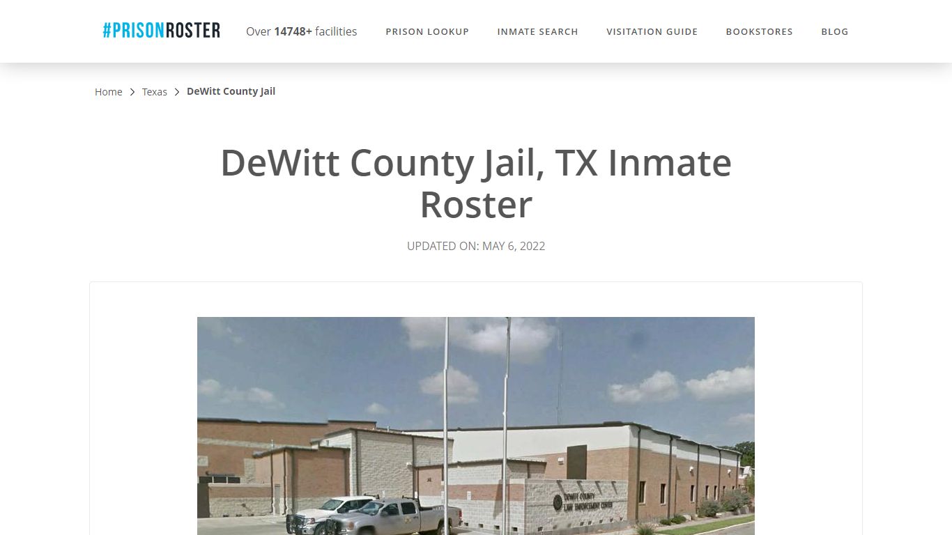 DeWitt County Jail, TX Inmate Roster